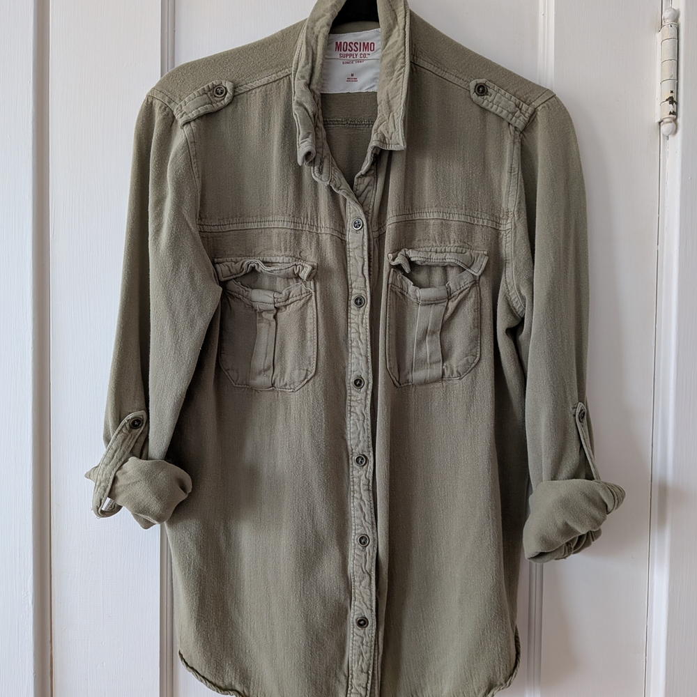 Mossimo Supply Co. Tan Shirt